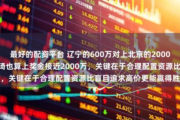 最好的配资平台 辽宁的600万对上北京的2000万,付豪拿顶薪600万周琦也算上奖金接近2000万,关键在于合理配置资源比盲目追求高价更能赢得胜利